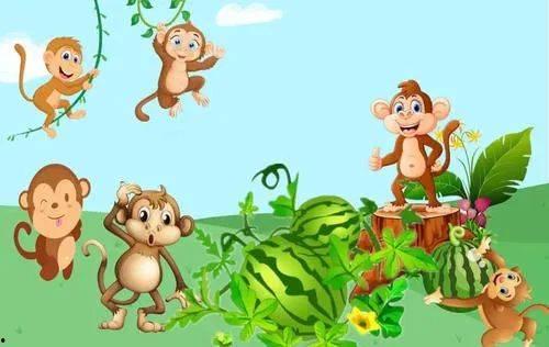 中班小猴吃瓜教案,小猴吃瓜快乐学